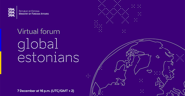 The virtual forum for Estonians across the globe will be held on 7 December