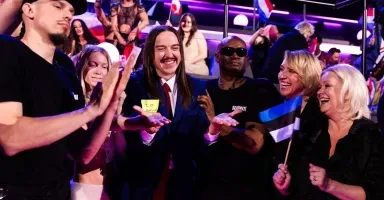 Eurovisiooni esimese poolfinaali green room'i melu (Foto: Corinne Cumming / EBU)