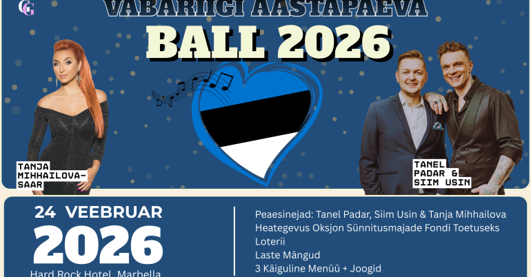 VABARIIGI AASTAPÄEVA BALL 2026 MARBELLAS
