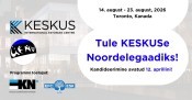 Tule KESKUSe Noordelegaadiks banner