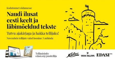 Pakkumine välismaal elavatele eestlastele: telli Edasi ja naudi ilusat eesti keelt