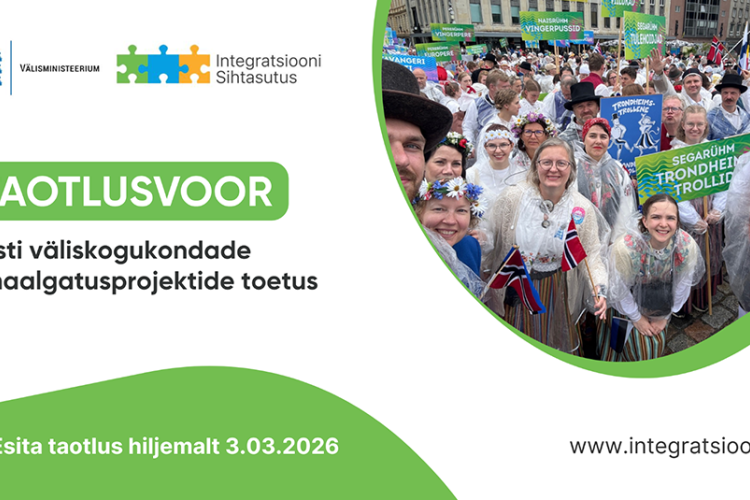 Avatud on välisministeeriumi väliskogukondade omaalgatusprojektide toetuse taotlusvoor