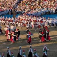 Oslo Vikings at the XXI Dance Celebration. Author/Source: Raido Bergstein (2025)