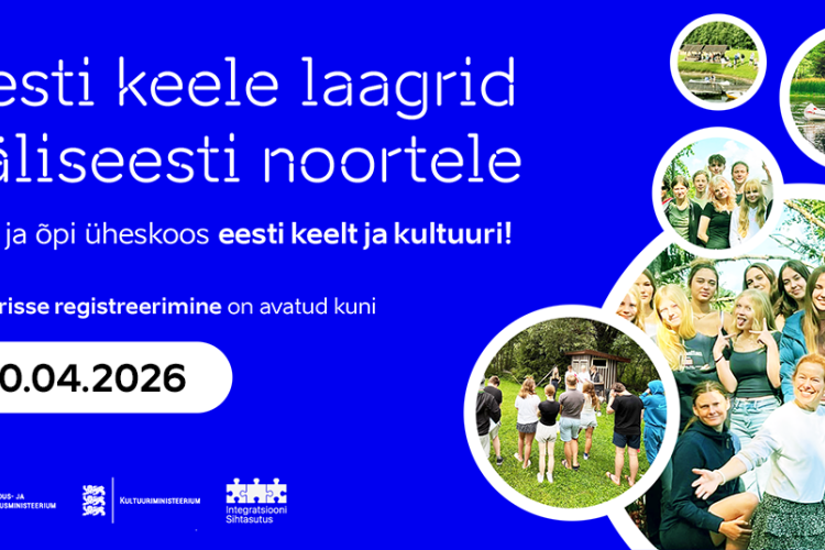 Eesti keele laagrid väliseesti noortele 2026