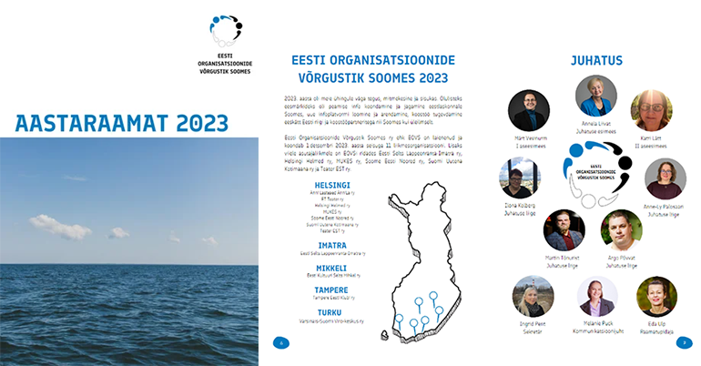 Eesti Organisatsioonide Võrgustik Soomes koostas aastaraamatu