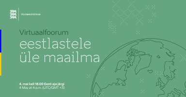 Watch the virtual forum for Estonians across the world on 4 May and win a plane ticket to Estonia