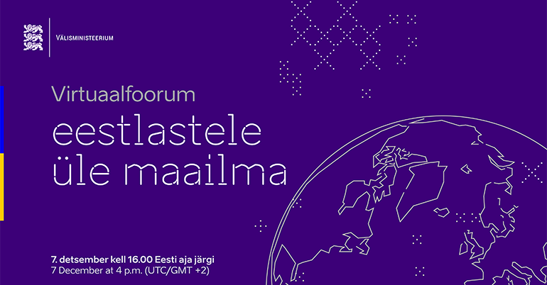 Virtuaalfoorum eestlastele üle maailma toimub 7. detsembril