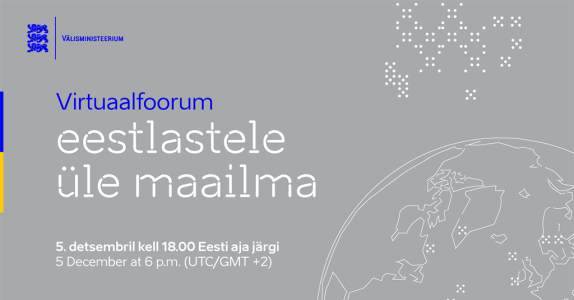 Virtuaalfoorum eestlastele üle maailma toimub 5. detsembril 2025
