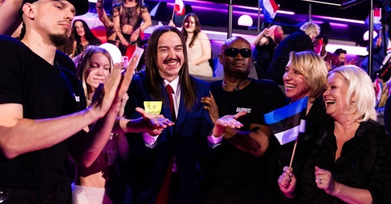 Eurovisiooni esimese poolfinaali green room'i melu (Foto: Corinne Cumming / EBU)
