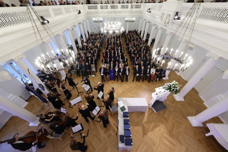 Rahvusülikooli 106. aastapäeva aktus. Autor/Allikas: Andres Tennus