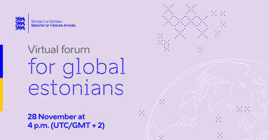 Virtual forum for Estonians around the world will take place on November 28