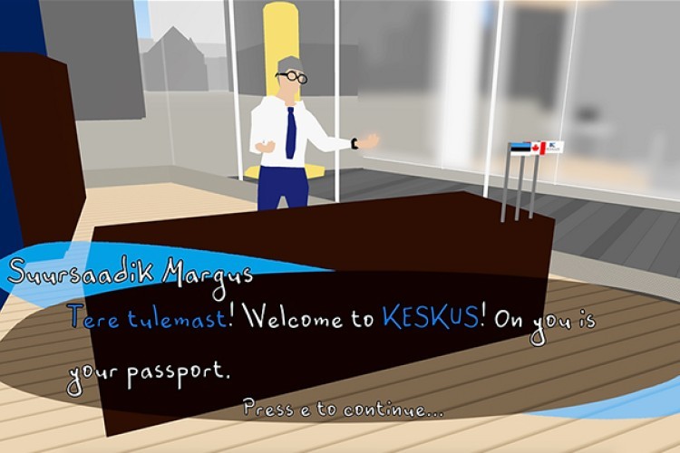 KESKUS International Estonian Centre is launching a video game