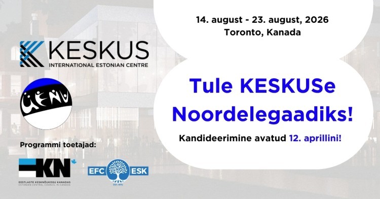 Tule KESKUSe Noordelegaadiks banner