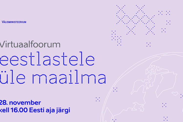 Virtuaalfoorum eestlastele üle maailma toimub 28. novembril