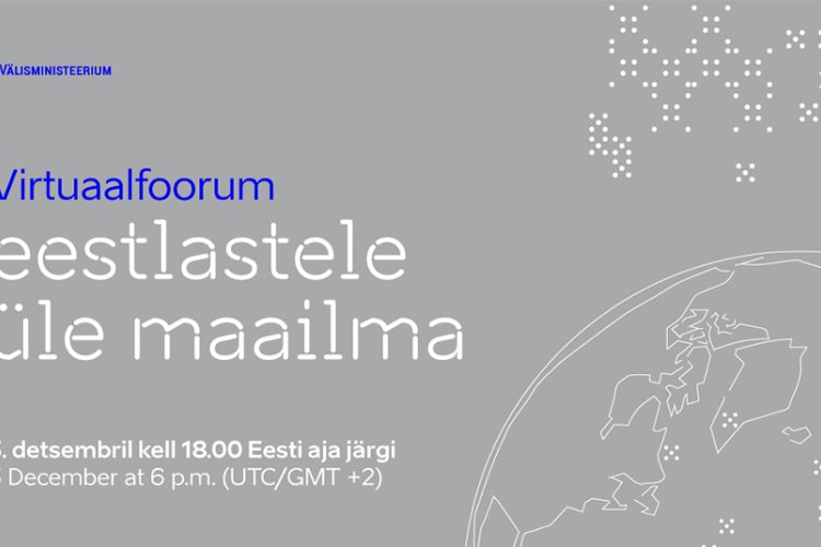 Virtuaalfoorum eestlastele üle maailma toimub 5. detsembril 2025