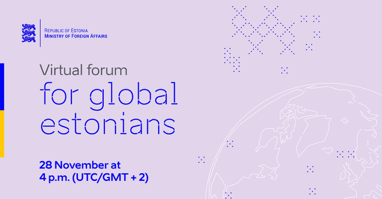 Virtual forum for Estonians around the world will take place on November 28