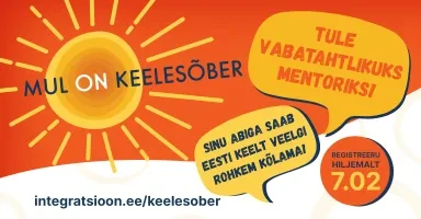 Keelesõbra programmi eesti keele mentoriks saab registreerida kuni 7. veebruarini.