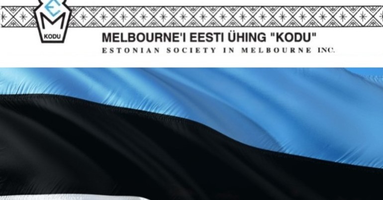 Iseseisvuspäeva ürituse kutse Eesti lipuga