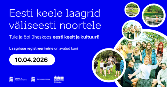 Eesti keele laagrid väliseesti noortele 2026